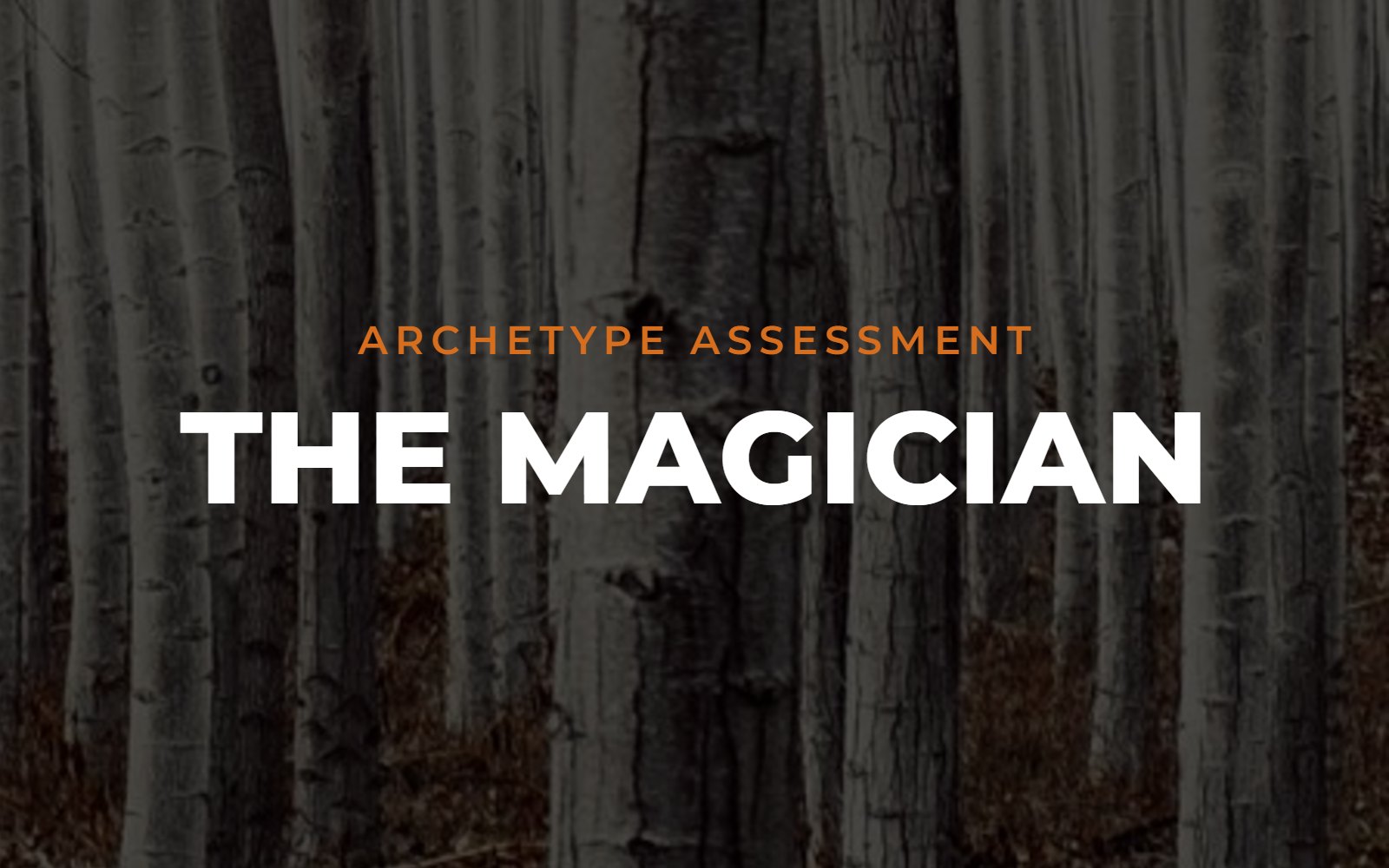 The Magician archetype assessment
